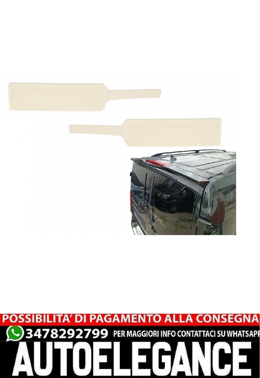 Spoiler sul tetto adatto per Mercedes Classe V W447 (dal 2014) Barn Twin Doors