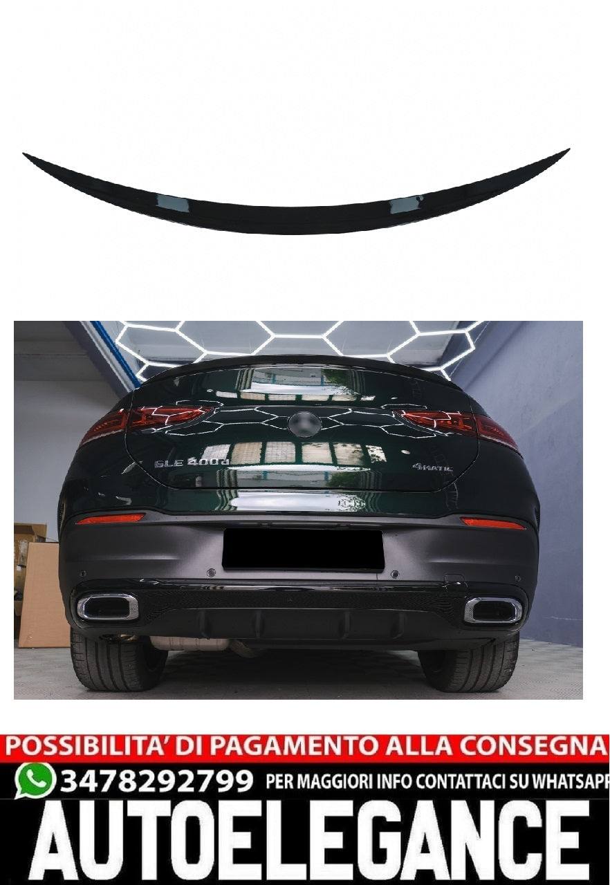Spoiler cofano bagagliaio adatto per Mercedes GLE Coupe C167 (dal 2020 in poi) Nero pianoforte