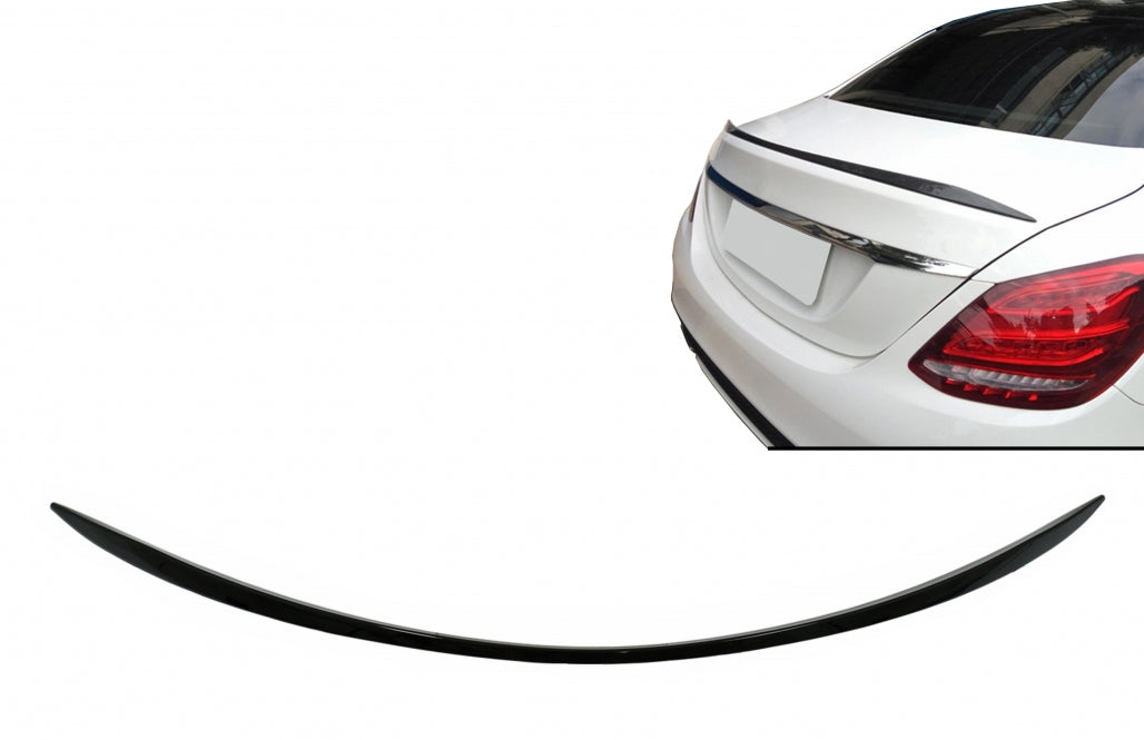 Spoiler bagagliaio adatto per Mercedes Classe C W205 Limousine (2014-2020) Nero