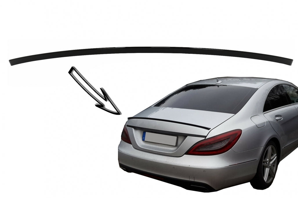 Spoiler bagagliaio adatto per Mercedes CLS Class W218 Limousine (2010-2018) Nero