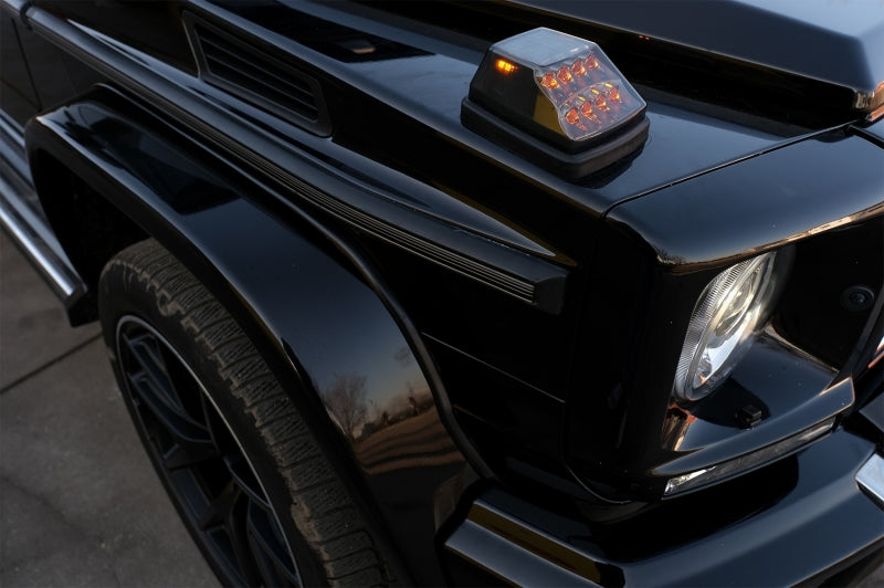 MERCEDES CLASSE G W463 1989-2017 FRECCE COFANO ANTERIORE A LED