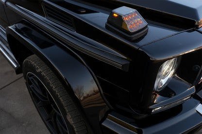 MERCEDES CLASSE G W463 1989-2017 FRECCE COFANO ANTERIORE A LED