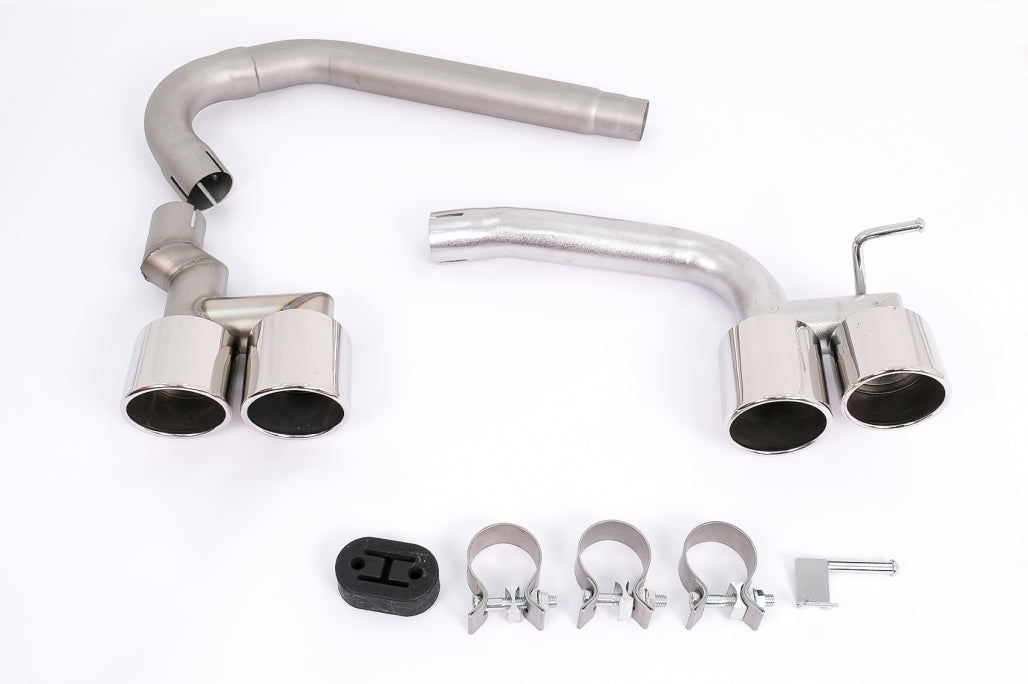 Doppi sistemi di scarico Punte marmitta adatte per BMW Serie 3 F30 F31 (2011-2018) M3 M Sport Design