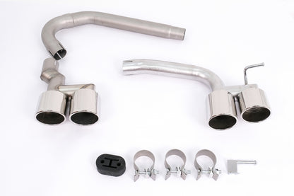 Doppi sistemi di scarico Punte marmitta adatte per BMW Serie 3 F30 F31 (2011-2018) M3 M Sport Design