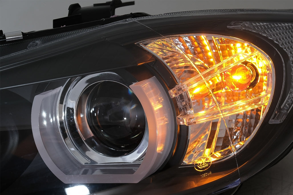 U-LED 3D Xenon Headlights suitable for BMW 3 Series E90 Limousine E91 Touring (03.2005-08 