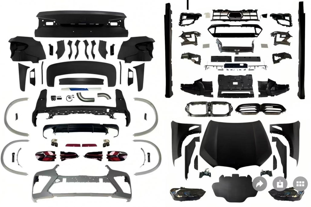 💕ART.9275 BODYKIT BMW X5 E70 (2007-2013) Conversione al design X5M F95 2023 💕