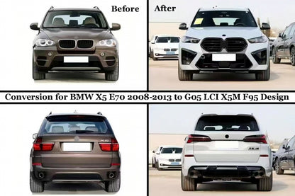 💕ART.9275 BODYKIT BMW X5 E70 (2007-2013) Conversione al design X5M F95 2023 💕