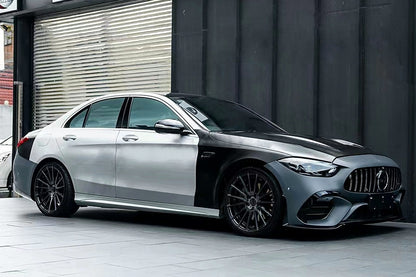 🔥BODYKIT ADATTO PER Mercedes Classe C W205 14-18 Conversione in W206 C63 Desi🔥