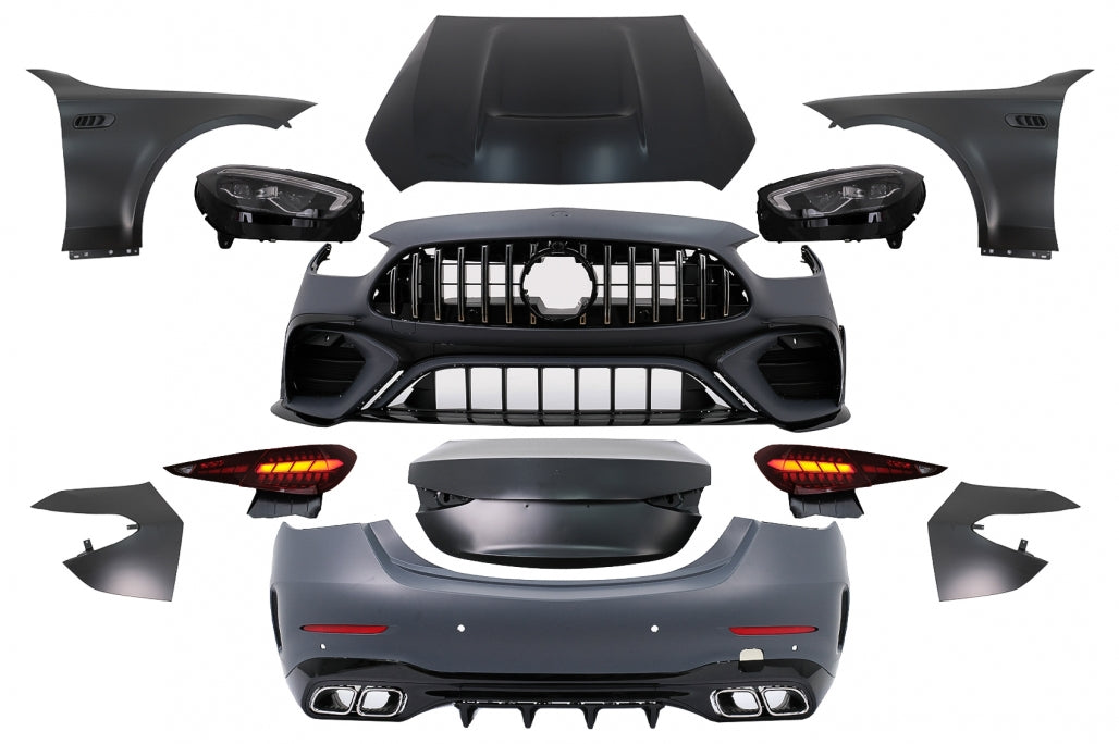 Kit carrozzeria di aggiornamento adatto per Mercedes Classe C W205 Facelift (201