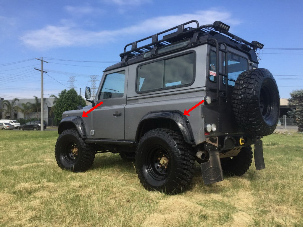 ✨Passaruota adatti per Land Rover Defender (1990-2016) Glossy Piano Black✨