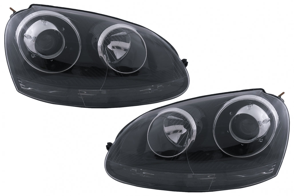 ART.7417  FARI ANTERIORI VW  GOLF 5 2003-2007 LOOK GTI R32 NERI
