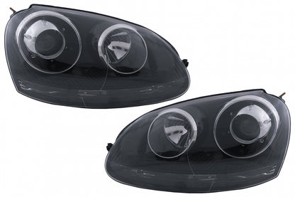 ART.7417  FARI ANTERIORI VW  GOLF 5 2003-2007 LOOK GTI R32 NERI