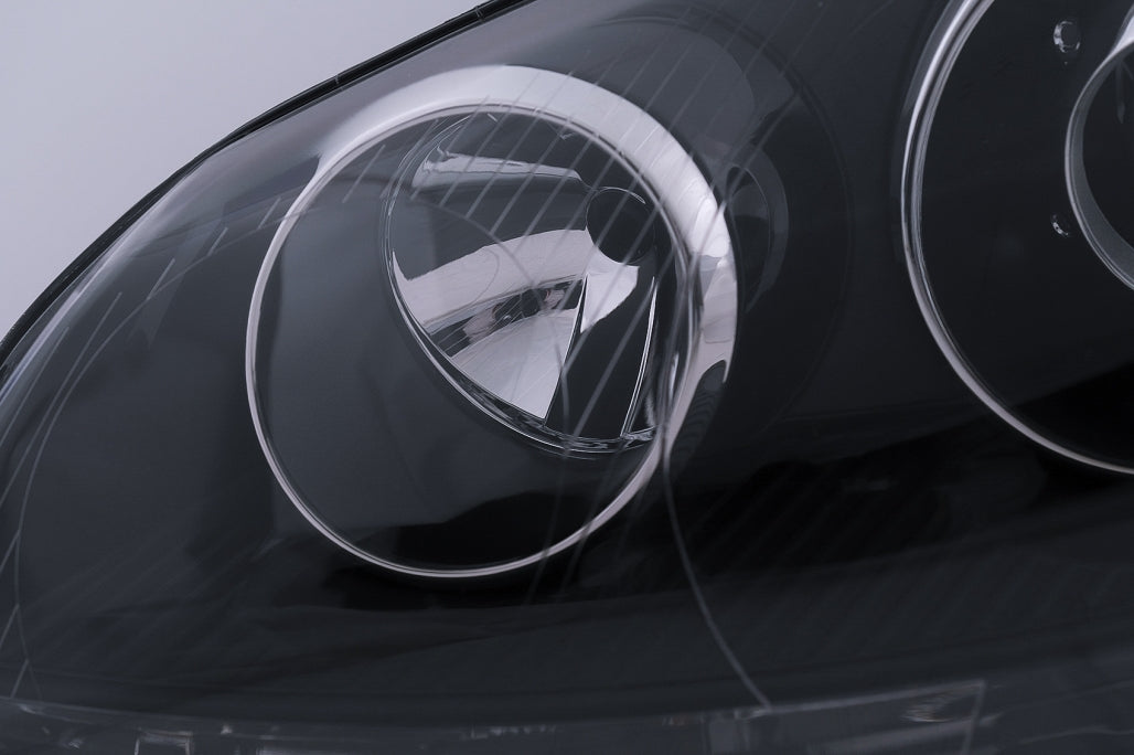 Xenon Look headlights suitable for VW Golf 5 V Mk5 (2003-2007) Jetta (2005-2010) GTI R32 Black Edition 
