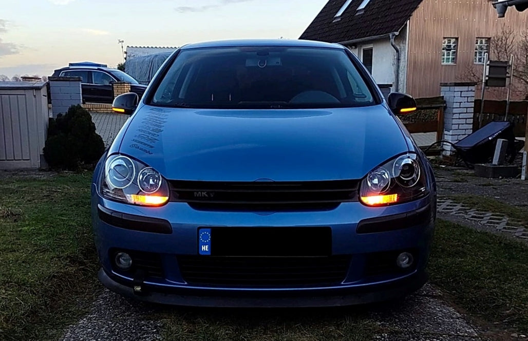 ART.7417  FARI ANTERIORI VW  GOLF 5 2003-2007 LOOK GTI R32 NERI