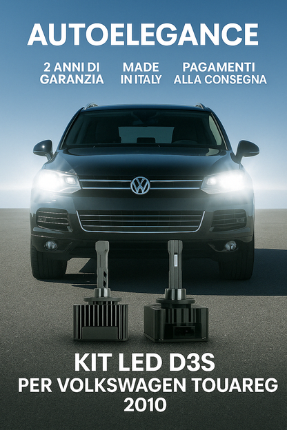 ⭐KIT XENON D3S 6000K ANABBAGLIANTI PER VW TOUAREG – LUCE BIANCA POTENTE⭐