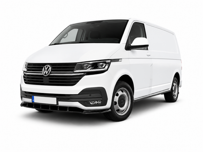 👉Splitter Anteriore V.2 per Volkswagen T6.1 Paraurti Standard Nero Lucido👈
