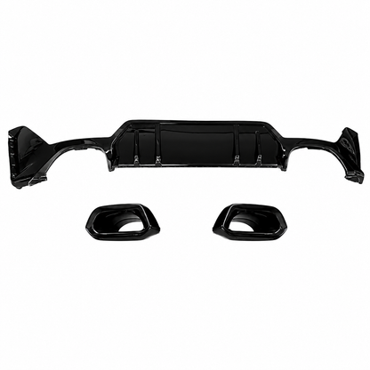 👉Diffusore Posteriore Look M 340i +Terminali BMW 3 G20 G21 LCI 23-25👈