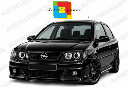ART.10993 FARI ANTERIORI ADATTO PER OPEL ASTRA G 09.97-02.04 NERO LED