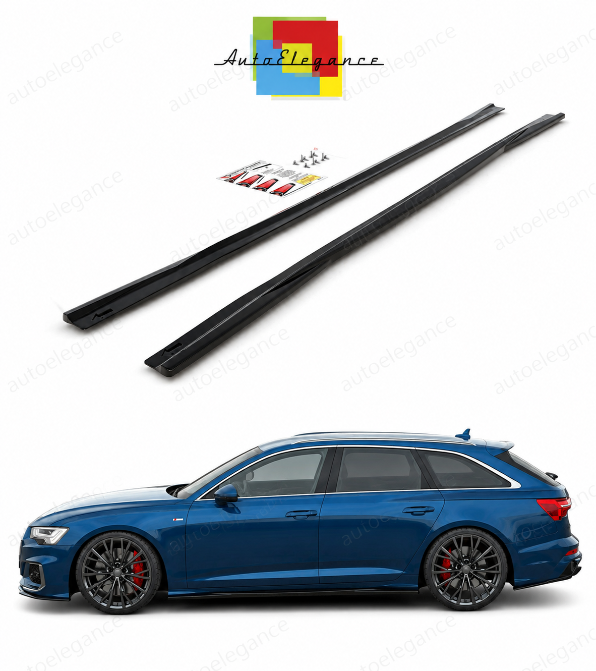 💕Sotto  minigonne  adatto  per  Audi S6 / A6 S Line C8-💕