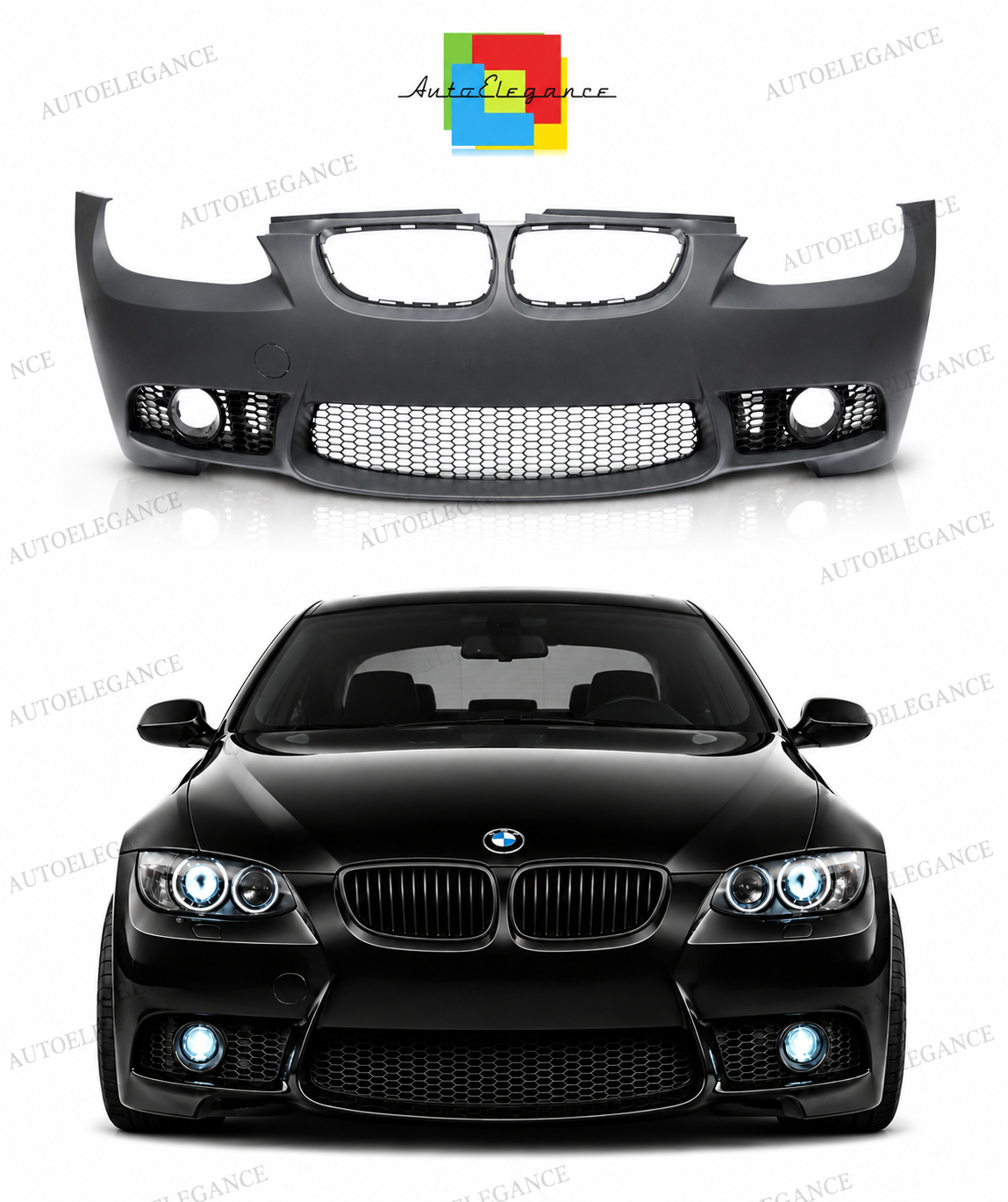 💫ART.10368 PARAURTI ANTERIORE STILE SPORTIVO - BMW E92 E93 06-09💫