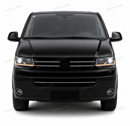 ART.10084 FARI ANTERIORI FULL FULL LED NERO CROMATO - VW T5.1 10-15