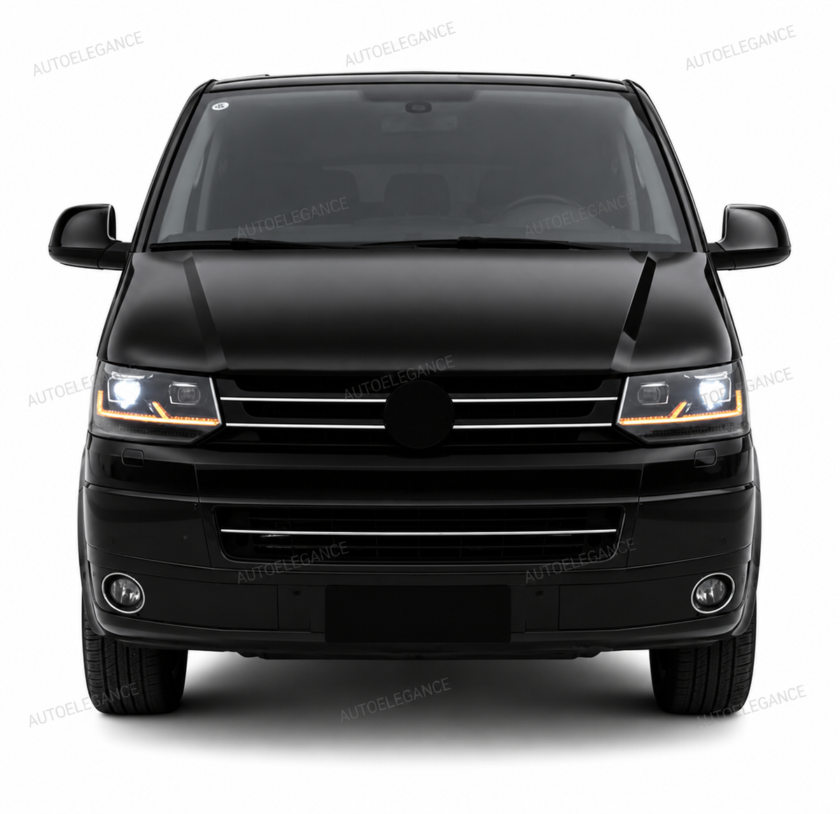 ART.10084 FARI ANTERIORI ADATTO PER VW T5.1 10-15 NERO