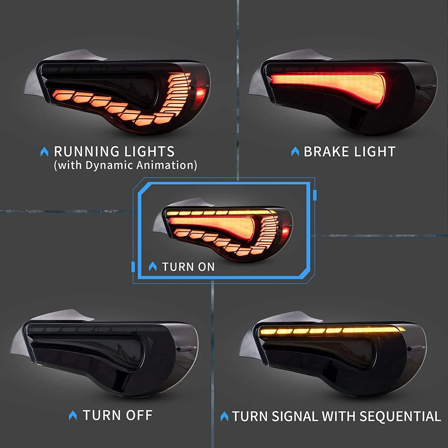 LED Headlights and Taillights fit for Toyota 86 2012-2020 Subaru BRZ 2013-2020 Scion FR-S 2013-2016 