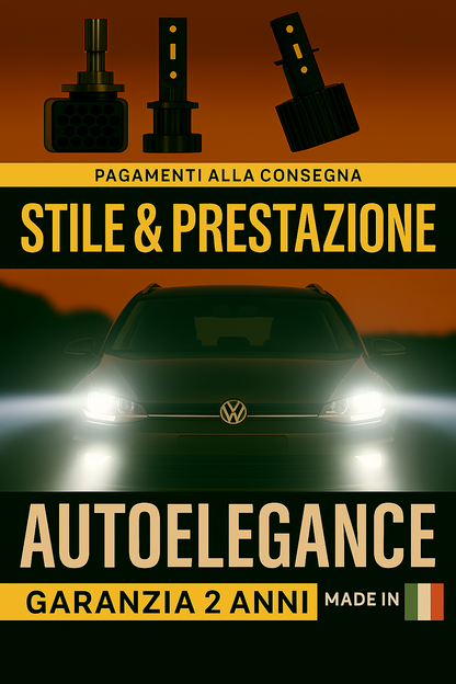 ❤️ KIT LED D3S 6000K BIANCO GHIACCIO ANABBAGLIANTI PER VW GOLF VII  ❤️