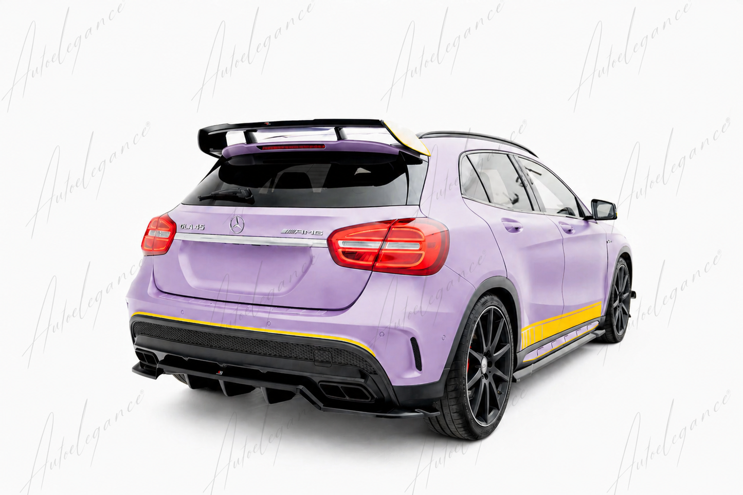 🔥ART.9710 SPLITTER POSTERIORE V.2 MERCEDES-BENZ GLA 45 AMG X156🔥