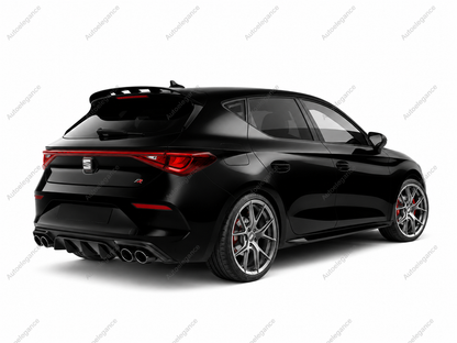 🔥ART.9917 SPOILER PER TETTO STILE OT NERO LUCIDO PER SEAT LEON MK4 20-24🔥