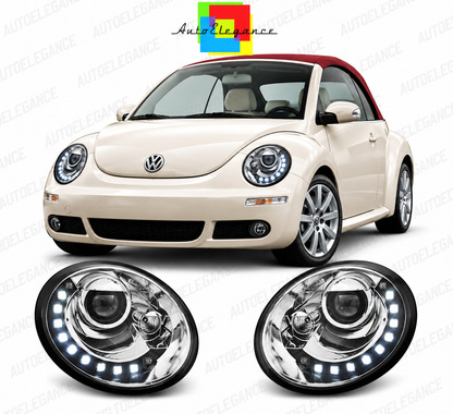 ART.5425 FARI ANTERIORI ADATTO PER VW NEW BEETLE 06-12
