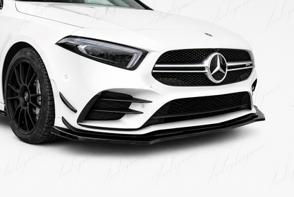 🔥ART.0066 SPLITTER ADATTO PER MERCEDES CLASSE A W177 AMG NERO LUCIDO🔥