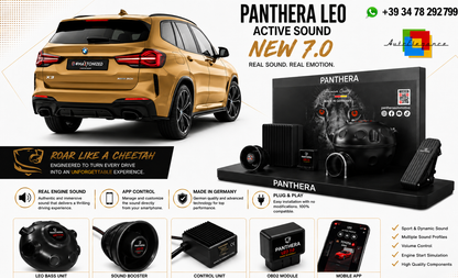 💫ART.2672 PANTHERA Soundsystem Booster 7.0 - BMW X3 M40i / M40d G01💫
