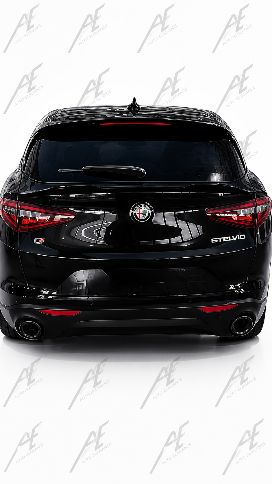 💕ART. 0183 SPOILER BAGAGLIAIO ALFA ROMEO STELVIO NERO LUCIDO💕
