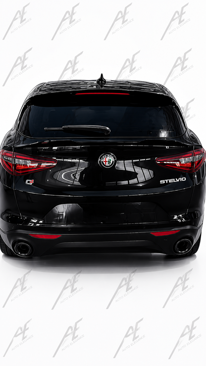 💕ART. 0183 SPOILER BAGAGLIAIO ALFA ROMEO STELVIO NERO LUCIDO💕