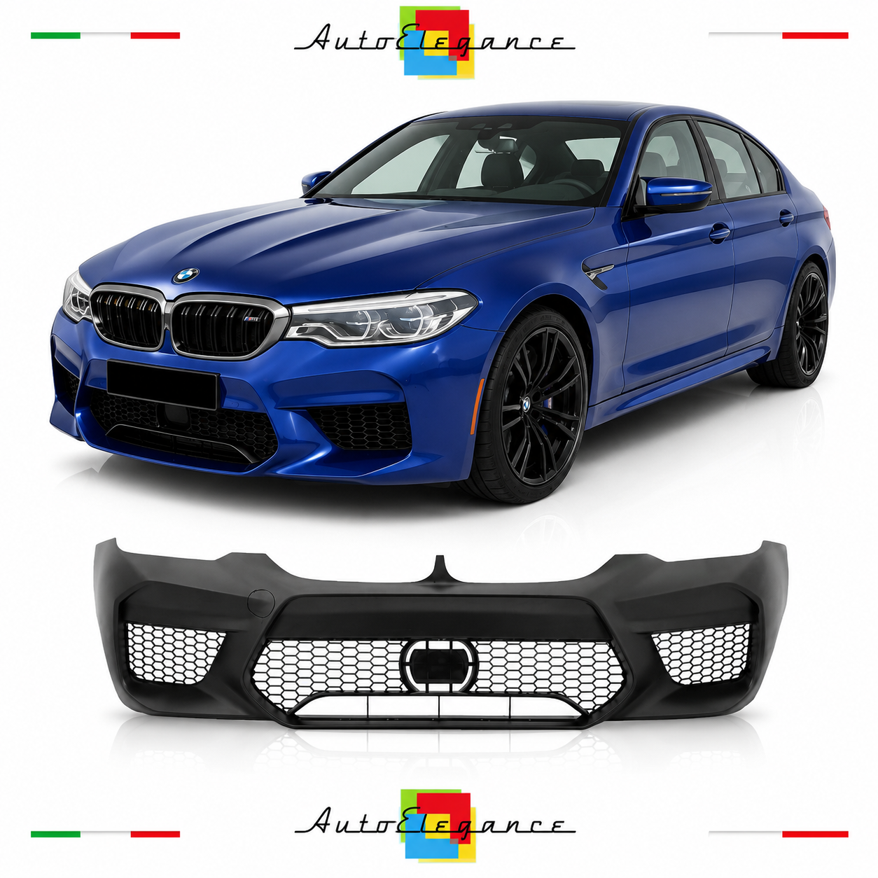 PARAURTI ANTERIORE BMW G30 G31 17-20 LOOK M5 ACC