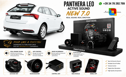 💕ART.2672 PANTHERA Soundsystem Booster 7.0-Skoda Scala Mk1 Facelift 💕