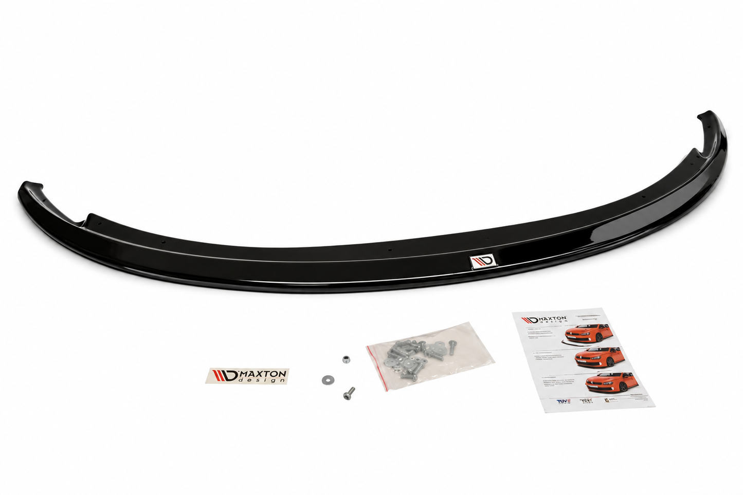 💕Splitter adatto per  Aston Martin V8 Vantage  nero lucido 💕