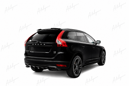 🔥ART.9685 SPLITTER POSTERIORE (CON BARRE VERTICALI) VOLVO XC60 Mk1 FACELIFT🔥