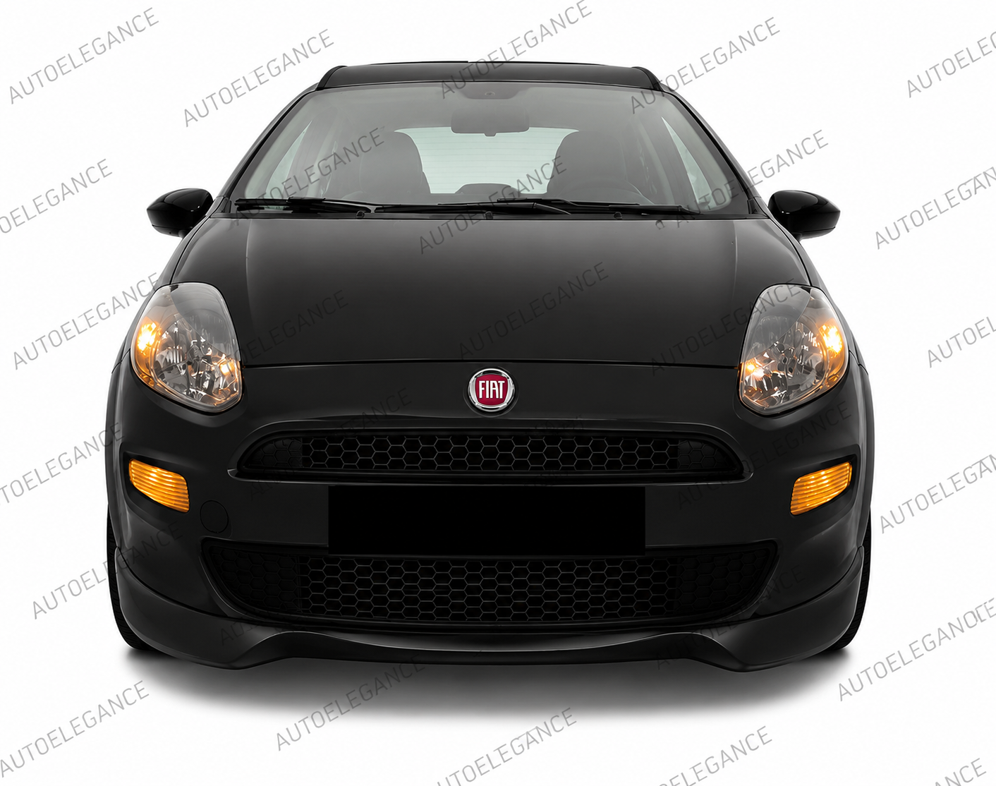 💫ART.0320 SPLITTER ANTERIORE GREZZO PER FIAT PUNTO EVO 08-12 ABS💫