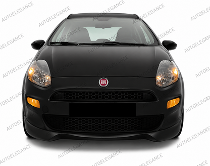 💫ART.0320 SPLITTER ANTERIORE GREZZO PER FIAT PUNTO EVO 08-12 ABS💫