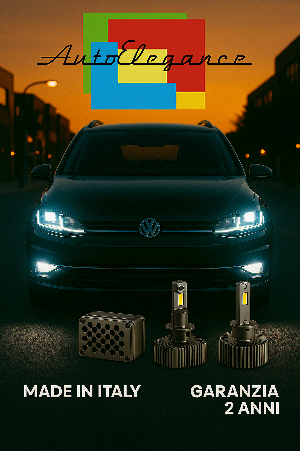 ❤️ KIT LED D3S 6000K BIANCO GHIACCIO ANABBAGLIANTI PER  VE GOLF SPORTSVAN❤️