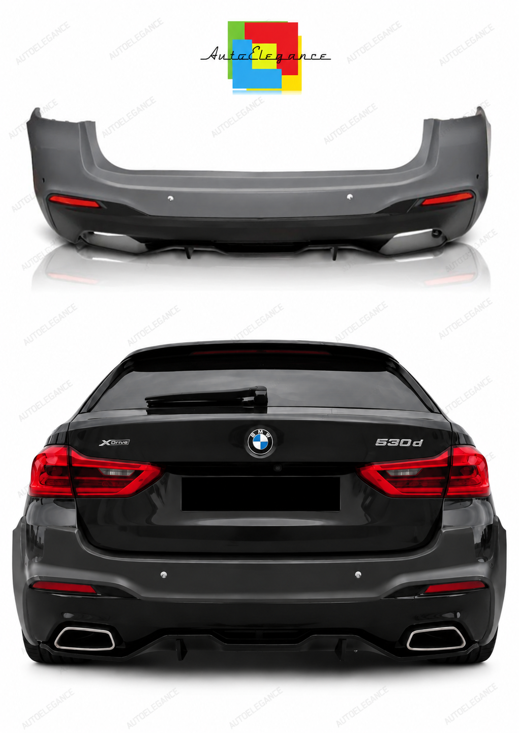 👉ART.10345 PARAURTI POSTERIORE PERFORMANCE STYLE - BMW G31 2017-2020👈