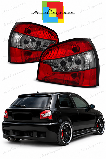 👉Fanali posteriori rossi fumé adatto per Audi A3 8L 08.96-08.00👈