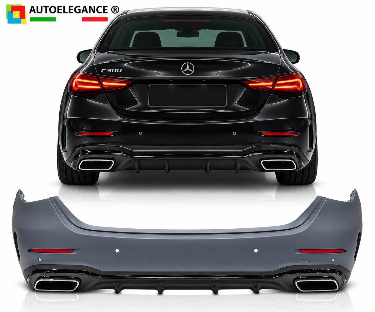 PARAURTI POSTERIORE PERFORMANCE PDC ADATTO PER MERCEDES W206 21-26 LOOK AMG