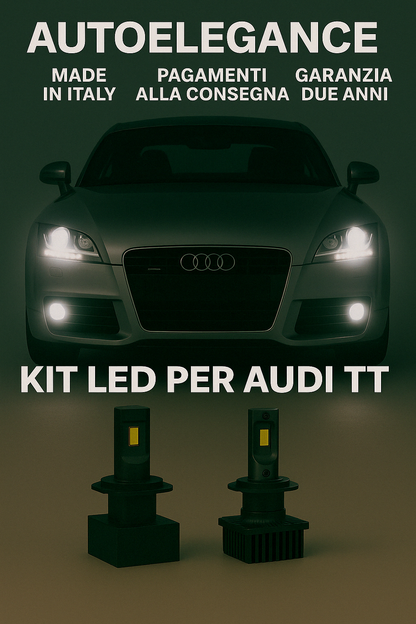 ❤️KIT LED D1S 6000K BIANCO GHIACCIO ANABBAGLIANTI PER AUDI TT ❤️