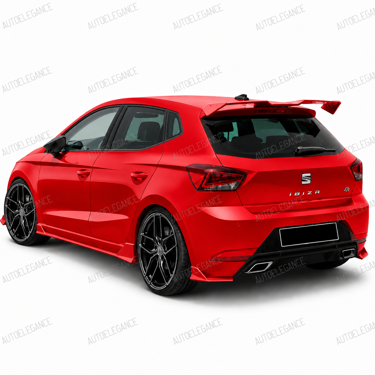 💕ART.9558 FLAP POSTERIORI SEAT IBIZA Mk5 2017  NERO LUCIDO💕