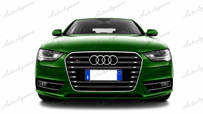🔥ART.0588 GRIGLIA ADATTO PER AUDI A4 B8 2011-2015 LOOK S4 BORDO CROMATO🔥