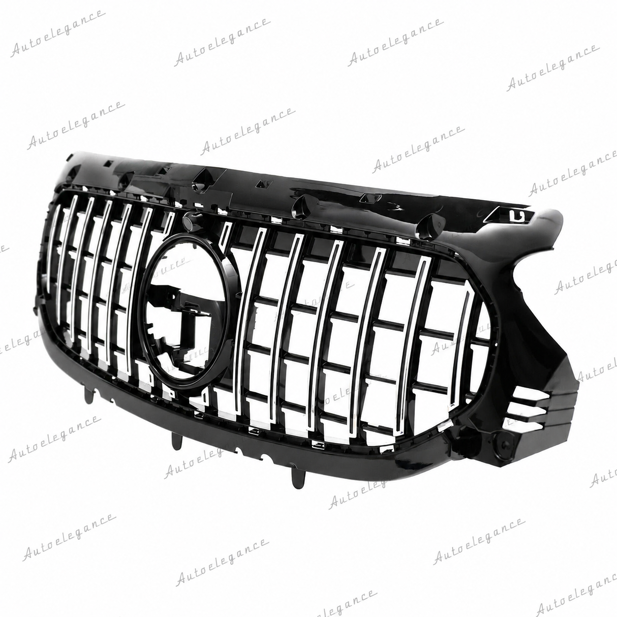 🔥ART.0450 GRIGLIA PER MERCEDES GLA H247 2020-2023 STANDARD LOOK GT CROMATA🔥