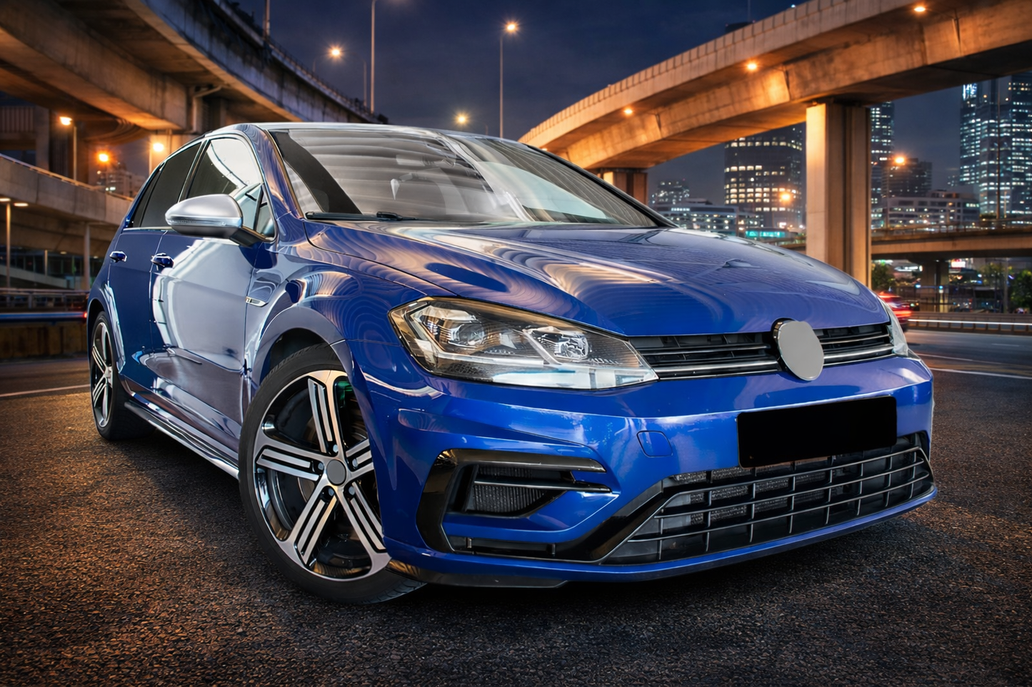 💫ART.7938 4 pezzi Copri Specchietti (Cromato) per VW Golf VII 12-21💫